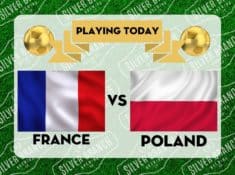 France vs Poland Round of 16 at Silver Branch Brewing Company