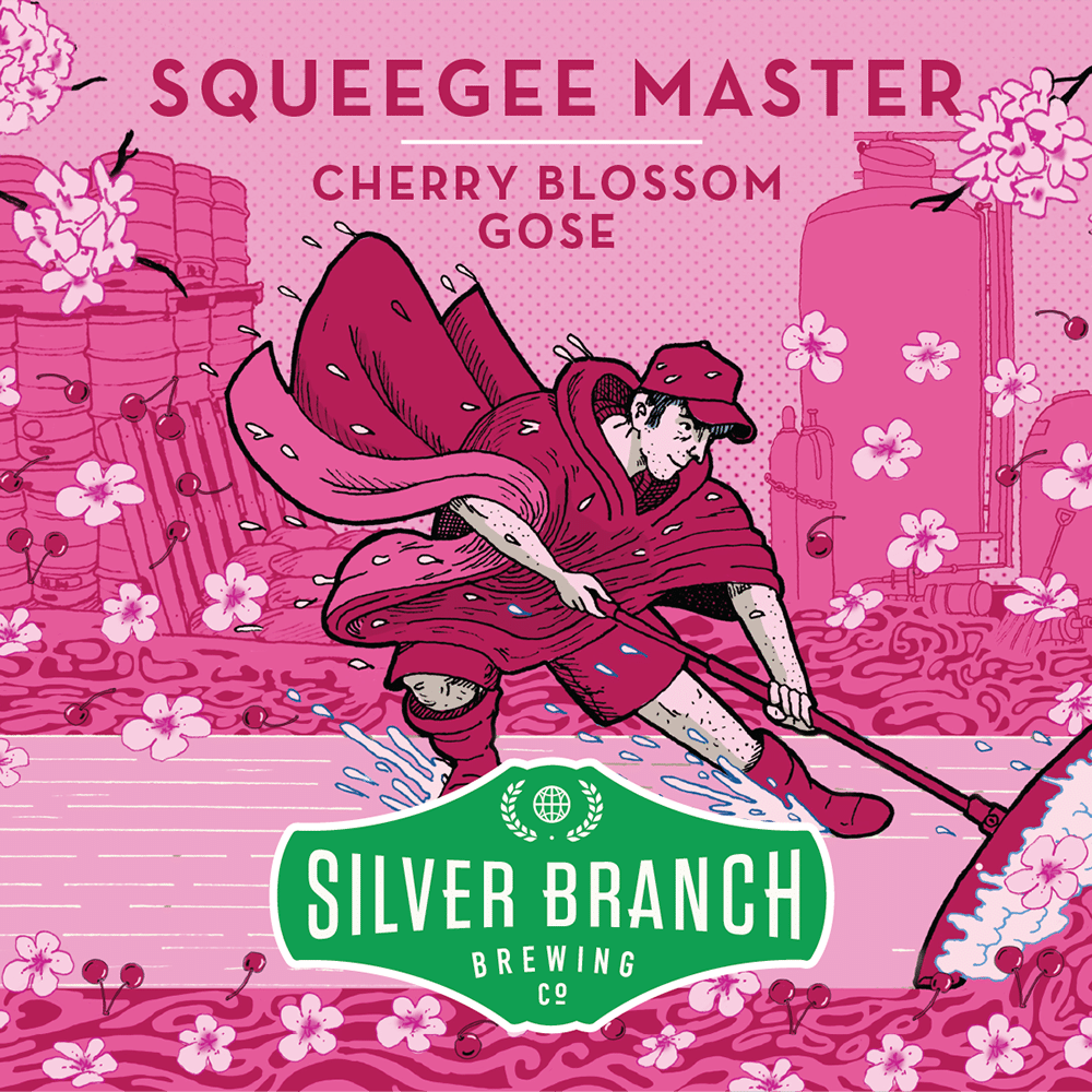 Squeegee Master Cherry Blossom