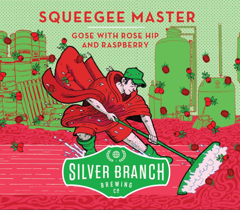 Squeegee Master: Rose Hip and Raspberry