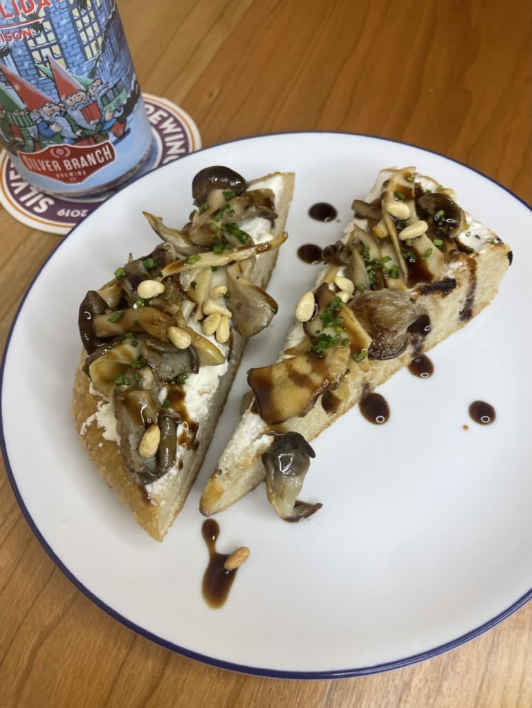 Roasted Wild Mushroom Toast