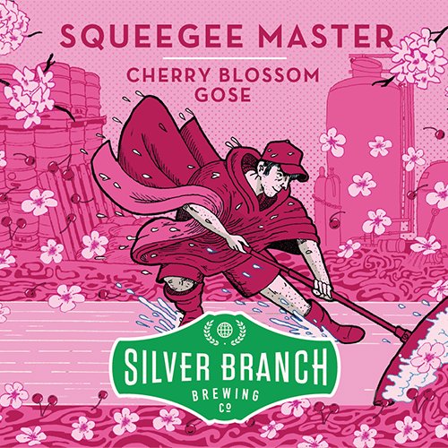 Squeegee Master Cherry Blossom
