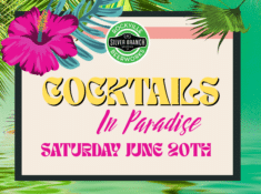Escape to paradise with tropical cocktails, island-inspired bites, and laid-back vibes all night long. Join us for Cocktails in Paradise!